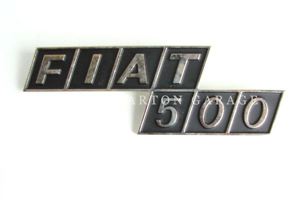 REAR BADGE (Fiat 500)  FIAT 500F AND R